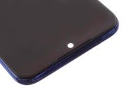 Pantalla completa IPS LCD negra con marco azul para Xiaomi Redmi Note 7